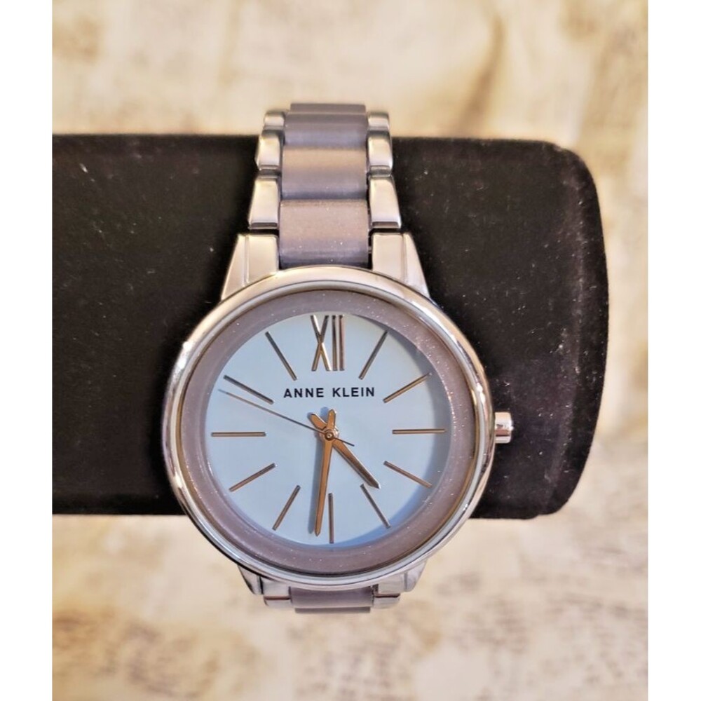 Classy, Elegant - Anne Klein Women's Watch  Light Blue Face with Silver Bracelet